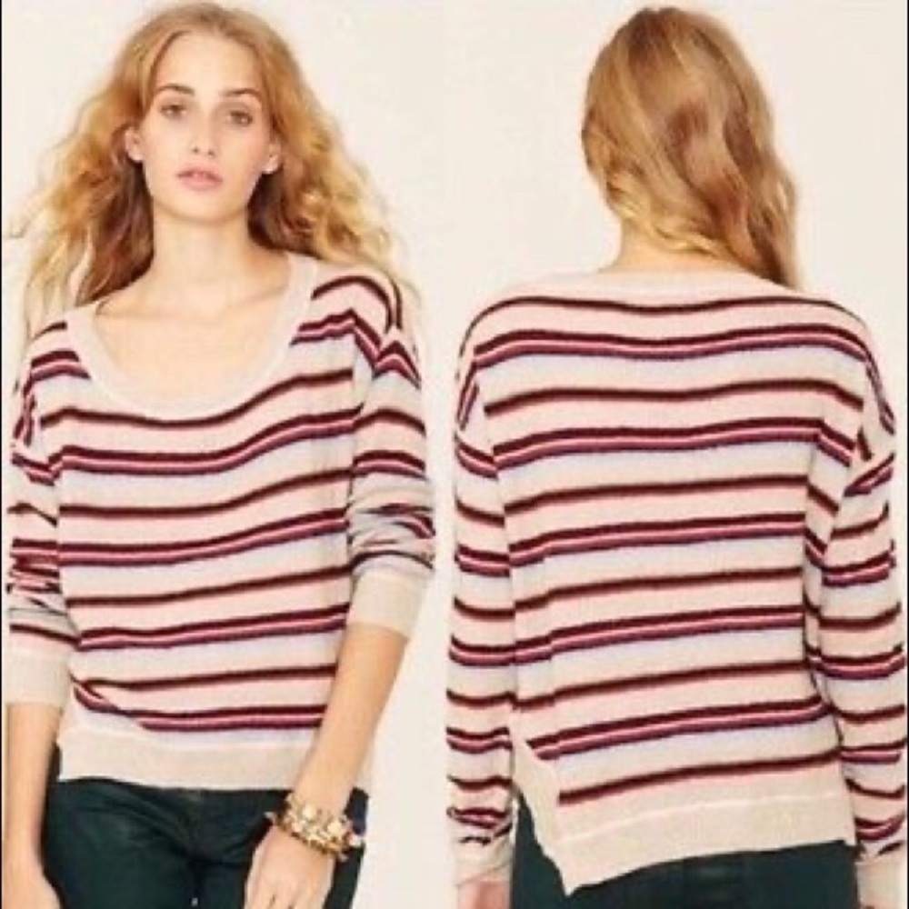 Free People Beach striped sweater small